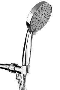 AquaBliss Luxury Handheld Shower Head Set - Oversized Hand Shower with 5 Relaxing Rain & Massage Settings. Angle Adjustable Shower Mount & 5-foot Ultra-Flexible Hose Gives You Complete Control of the Water Flow!
