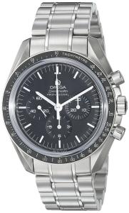 Omega Men's 31130423001005 Speedmaster Analog Display Mechanical Hand Wind Silver Watch