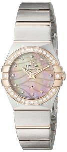 Omega Women's 12325246057002 Constellation Silver-Tone Stainless Steel Watch