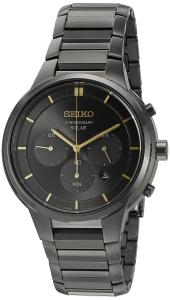 Seiko Men's 'Chronograph' Quartz Stainless Steel Dress Watch (Model: SSC441)