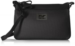 Lacoste Women's Classic Double Pocket Crossover Bag Cross Body