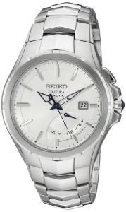 Seiko Men's SRN063 Coutura Kinetic Retrograde Silver-Tone Stainless Steel Watch