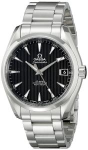 Omega Men's 23110392101001 Analog Display Automatic Self Wind Silver Watch