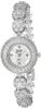 Burgi Women's BUR139SS  Silver-Tone Crystal Bracelet Watch with Diamond Accents