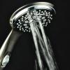 HotelSpa® 7-Setting Ultra-Luxury Handheld Shower-Head with Patented On/Off Pause Switch (Brushed Nickel/Chrome)