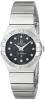 Omega Women's 12310246051001 Constellation Analog Display Swiss Quartz Silver Watch