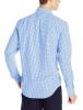 Lacoste Men's Long-Sleeve Poplin Gingham Regular-Fit Shirt