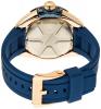 Seiko Kinetic Sapphire Blue Dial Rubber Band Mens Watch SNP120