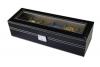 Hộp đựng đồng hồ Sodynee WBPU6-03 6-Compartment, PU Leather Display Glass Top Watch Organizer Box