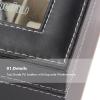 Ohuhu 12-Slot Leather Watch Box / Jewelry Display Storage Organizer Box for [Father's Day]