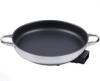 Electric Skillet By Culina® 18/10 Stainless Steel, Nonstick Interior, with Glass Lid, 12-inch Round, Ptfe/pfoa-free, Dishwasher-safe