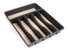 Rubbermaid No-Slip Cutlery Tray, Large, Black, 1.9 x 11.9 x 15.1
