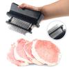 ORBLUE 48-Blade Stainless Steel Manual Meat Tenderizer (White)