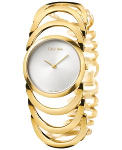 Women's Gold Calvin Klein Body Stainless Steel Watch K4G23526