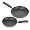 T-fal C770SI Signature Hard Anodized Nonstick Thermo-Spot Heat Indicator Cookware Set, 18-Piece, Gray