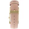 Best Deal Peugeot 14K Gold Plated Tank Roman Numeral Pink Suede Band Watch 3036SPK