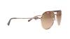 Michael Kors Zanzibar Womens Aviator Sunglasses M5001 1003R1 Rose Gold 58mm