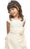 KID Collection Girls Sophisticated Satin Flower Dress