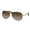 Michael Kors Women 1503953002 Gold/Brown Sunglasses 59mm