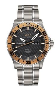 Mido M0114305406102 Men's Ocean Star Captain IV Titanium M011.430.54.061.02