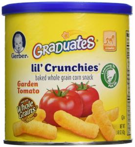 Gerber Graduates Little Crunchies Whole Grain Corn Snacks Variety Pack, 1.48 Ounce (Pack of 6)