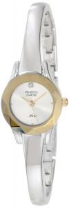 Armitron Women's 75/2433SVTT Amazon Exclusive Diamond-Accented Silver-Tone Bangle Watch