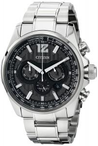 Citizen Men's CA4170-51E Shadowhawk Eco-Drive Stainless Steel Bracelet Watch