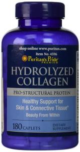 Puritan's Pride Hydrolyzed Collagen 1000 mg-180 Caplets