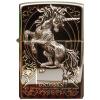 Zippo Unicorn Black Ice Lighter Made in USA / South Korea Version