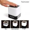 MUSKY All-in-1 Portable Wireless Bluetooth Speaker With Touch LED Lamp (Dimmable 3 Brightness) TF Card ,MP3 Player,Built in Alarm Clock and Hands-free Function（white/black)