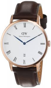 Daniel Wellington - Dapper Bristol Rosegold 38mm Unisex Leather watch