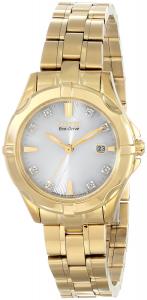 Citizen Eco-Drive Women's EW1932-54A Stainless Steel Watch with Diamonds