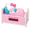 Officially Licensed Hello Kitty KT2052 Alarm Clock Radio with Bed Post NIGHT LIGHTS! Wake to Radio or Alarm ~ Large, Easy to Locate Snooze Button ~ Two Bedposts Light Up for Night Light (On/Off Switch) ~ Built in cord ~ Battery Backup ~ This pink alarm cl