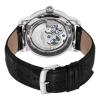 Stuhrling Original Men's 371.01 Legacy  Automatic Self Wind Black Genuine Leather Strap Watch