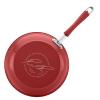 Bộ xoong chảo Rachael Ray Cucina Hard Porcelain Enamel Nonstick Cookware Set, 12-Piece, Cranberry Red