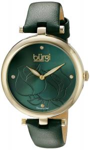 Burgi Women's BUR151GN Analog Display Quartz Green Watch