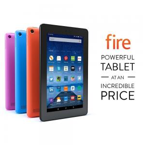 Fire, 7" Display, Wi-Fi, 8 GB - Includes Special Offers, Black
