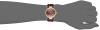 Đồng hồ Burgi Women's BUR154 Round Burgundy Dial Three Hand Quartz Gold Tone Strap Watch