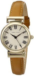 Đồng hồ Anne Klein Women's AK/2246CRHY Gold-Tone and Honey Leather Strap Watch