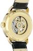 Đồng hồ Stuhrling Men's 133.33352 Symphony Automatic Gold-Plated Black Leather Strap Watch
