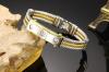 Vòng tay Girl Era Mens 4 Diamond Inside 3-Strands Rope Titanium Steel Bracelets Charm Bracelets
