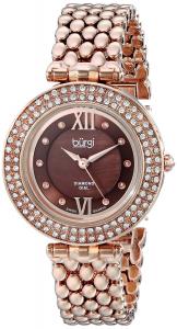 Đồng hồ Burgi Women's BUR126RG Analog Display Swiss Quartz Rose Gold Watch