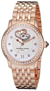 Đồng hồ Frederique Constant Women's FC310WHF2PD4B3 Rose Gold-Tone Stainless Steel Watch with Link Bracelet