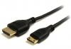 6 Foot Mini to Regular Gold Plated HDMI 1080p Cable For Canon SL1 T5 T3 T6s T6i T5i T4i T3i T2i T1i 60D 70D 7D 7D Mark II 6D 5D Mark II & 5D Mark III Digital SLR Cameras