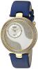 Women's BUR155BU Round Gold, White and Silver Dial Three Hand Quartz  Strap Watch