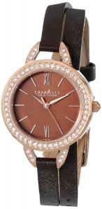 Caravelle New York Women's 44L130 Analog Display Japanese Quartz Brown Watch