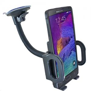 Qianqi Easy One Touch Windshield Universal Car Mount Holder for iPhone 6 6s Plus 5s Samsung Galaxy S7 S6 Edge S6 S5 S4 Note 5 4 HTC M9 M8 LG4 3 Nexus 6 5 fire phone and other Smartphones