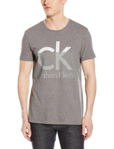 Calvin Klein Men's Short Sleeve Glossy Mesh Print