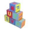 ProSource Kids Puzzle Alphabet, Numbers, 36 Tiles and Edges Play Mat, 12" by 12"
