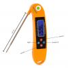 Nhiệt kế đa năng Digital Thermometer Talking Instant Read- Electronic BBQ Thermapen- Great for Barbecue, Baking, Grilling, Cooking, All Food & Meat, Liquids- Collapsible Internal long Probe (Orange) By Surround Point